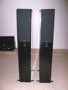 NHT VT 2 Audio Video Tower Speakers Excellent Condition Pair 48" Tall