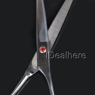 7" Curved Stainless Steel Shears Scissors Pets Dogs Hair Cutting Grooming