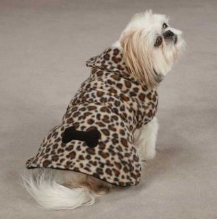 Dog Posh Leopard Fleece Coat Jacket XXS XXL Pet Barn Coats Jackets Pink