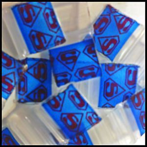 5858 Apple Mini Ziplock Bags 100 Superman Logo Bags Design Tiny Baggies Ziploc