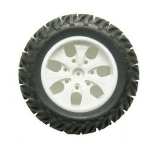 1 10 RC Bigfoot Monster Car Truck Rubber Tires Tyre Plastic Wheel Rim 88001