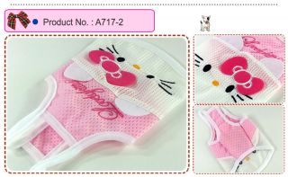 Dog Cat Clothes Tank Shirts Kitty Mesh Halters A717