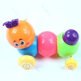 Baby Child Kids Colorful Wind Up Clockwork Venonat Carpenterworm Funny Toy Gift