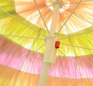 6ft Beach Umbrella Tilt Shades Outdoor Market Patio Yard Crank Multicolor New