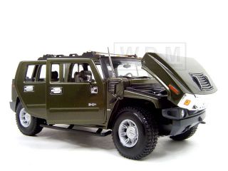Hummer H2 SUT Concept Green Diecast Car Model 1 18