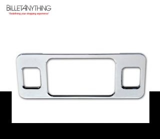 Hummer H2 Smooth Chrome Billet Rear Climate Control Frame