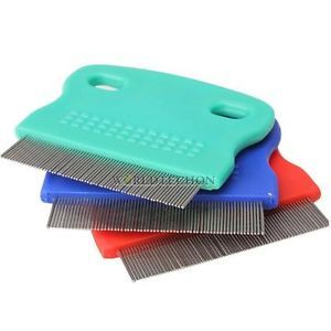 New Pet Dog Puppy Cat Flea Cleaning Comb Small Grooming Tool Steel