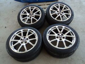 Factory 19" Cadillac cts V Chrome Aluminum Wheels Michelin Tires