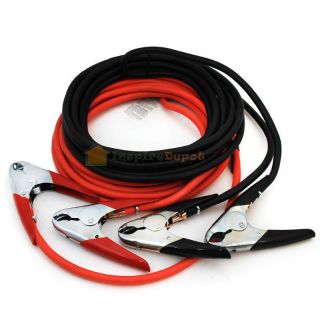 Heavy Duty 25 ft 2 Gauge Booster Cable Jumping Cables Power Jumper Starter Auto