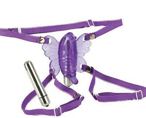 Wireless Venus Butterfly Wearable Stimulator Soft Vibrator Health Care Purple