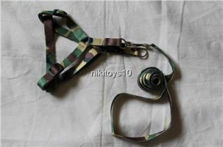 Small Size Soft Nylon Adjustable Dog Harness and Leash Set