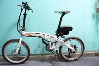 2013 Foldable Electric Bicycle 48V 350W E Bike with 48V 12AH Frog Case Battery
