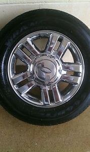 4 Ford F 150 Goodyear Tires 18" Chromed Wheels "Very Nice"