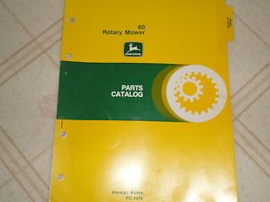 John Deere 60 Rotary Mower Parts Catalog Manual