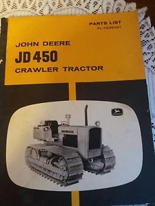 John Deere JD 450 Crawler Tractor Parts List