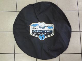 Jeep Wrangler New Arctic Addition Spare Tire Cover Black Denim Mopar Factory