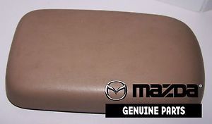 Original Mazda 626 Center Console Lid Armrest Tan Beige 1998 2002