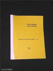 John Deere 520 530 Tractor Parts Catalog Manual