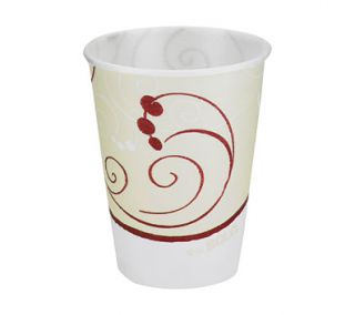 SOLO Symphony Design Trophy Foam Hot/Cold Drink Cups, 10 oz, Beige, 1500 Cups/Carton