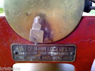 1927 Old Cast Iron Toy Steam Engine 6470 Weeden Mfg Co New Bedford MA