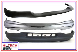 99 00 01 02 03 Ford F150 F 150 Pickup Truck 3 PC Chrome Front Bumper Assembly
