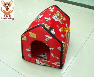 New Indoor Pet Dog Cat House Tent Collapsible SM Size