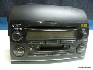 2004 2010 Toyota Sienna Factory JBL in Dash Radio CD Player