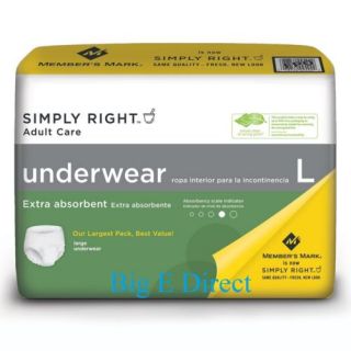 Simply Right Men Women Unisex Adult Care Incontinence Aids Protective Underwear