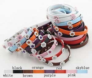 Dog Collar and Dog Leashes Flowers Rhinestone 8 Colors Dog Collars and Leads Set