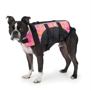 Guardian Gear Pet Saver Dog Life Jacket Vest Pink Floral