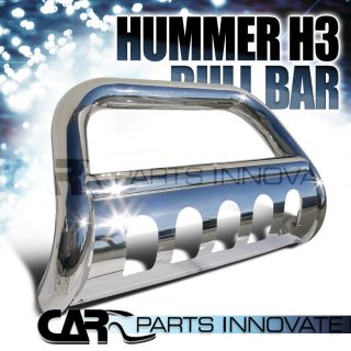 2006 2010 Hummer H3 H3T 3" Stainless Steel Bull Bar Grill Push Guard