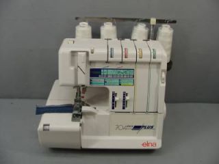 ELNA 704 Dex Plus Serger Sewing Machine 4 Thread Differential Feed