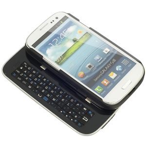 Slide Wireless Bluetooth Keyboard Case for Samsung Galaxy S3 s III i9300 PC432B