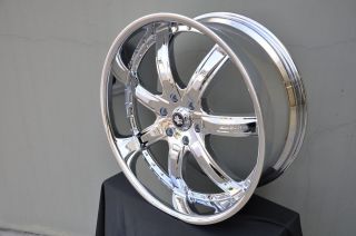 Ford Lincoln F150 Navigator Expedition Empire 24"in Rims Set of 4 Chrome SUV