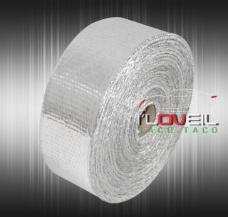 10 Meter Silver Exhaust Header Manifold Intake Turbo Supercharge Heat Wrap Roll