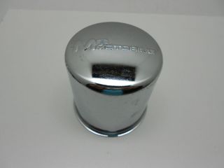 MB Motoring Custom Wheel Center Cap Chrome Alloy 3 1 4 inch Diameter