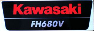 Decal Sticker for Kawasaki FH680V Engines Genuine Part Fast Shipping Nice