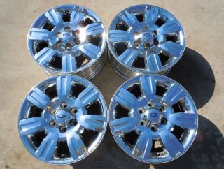 2004 2014 Ford F150 F 150 18" XLT Factory Chrome Wheels 03 14 Expedition