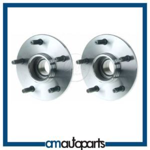 00 01 Dodge RAM 1500 Pickup Truck 2WD 2x4 Front Wheel Hub Bearing Pair Set