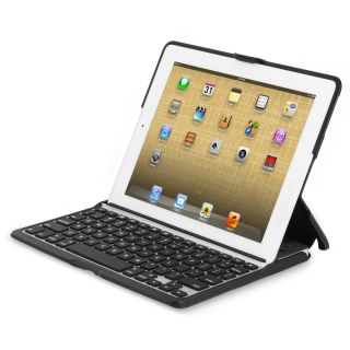 Zaggfolio for Apple iPad 2 3 Case w Bluetooth Keyboard Carbon Fiber New