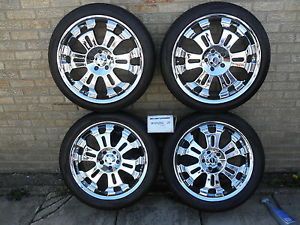 KMC Chrome Wheels and Toyo Tires 20 inch 4 5x4 75 Bolt Pattern