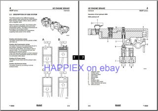 DAF Trucks 95XF CF65 CF75 CF85 LF45 LF55 Workshop Repair Manuals Wiring Diagrams