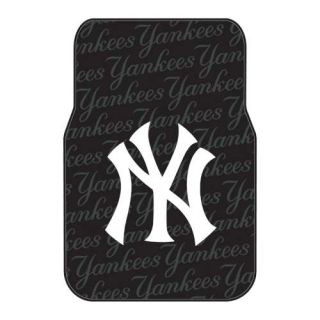 New York Yankees MLB Licensed Rubber Car Truck Floor Mats Set 2 Mats