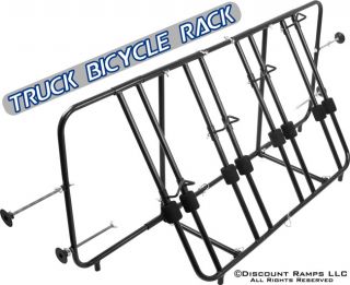 Pick Up Truck Bed Box Mounted Bike Rack Carrier Stand 1 2 3 4 Bicycles TBBC 4