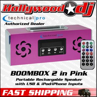 GPX iLive BL108P Pink iPod Dock/ Boombox on PopScreen