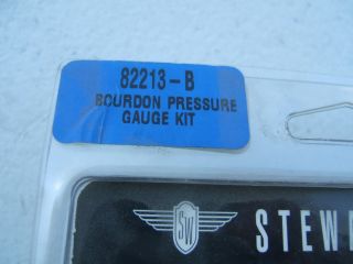 Stewart Warner 82213 B Mechanical Oil Pressure Gauge 0 100 PSI 2 1 32 Inch