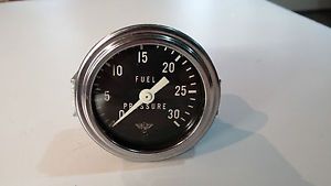 Stewart Warner Vintage Wings Fuel Pressure Gauge Restored Hotrod Ratrod Scta