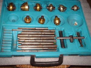NEWAY Valve Seat Cutter Kit 9 Cutters 18 Pilots Small and Medium Size Engines
