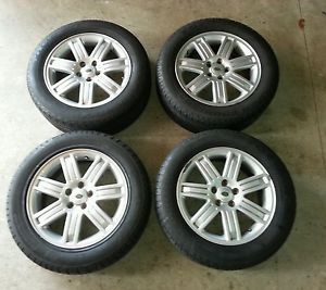 19 inch Range Rover HSE Silver Wheels Toyo Tires 255 55 19 72198 LR2 LR3
