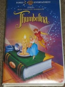 Warner Brothers VHS Tape Thumbelina Movie Hans Christian Andersens On ...